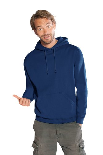 Basic Hoodie 80-20 Herren, Marineblau, XL von Promodoro