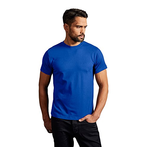 Basic T-Shirt Herren, Königsblau, L von Promodoro