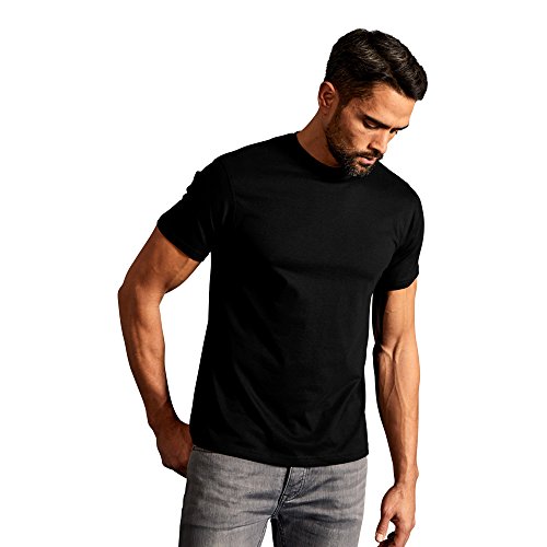 Basic T-Shirt Herren, Schwarz, XL von Promodoro