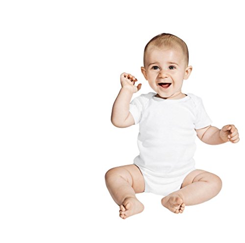 Bio Baby Body Kurzarm Kinder, Weiß, 62/68 von Promodoro