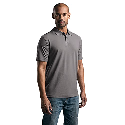 EXCD Poloshirt Herren, Stahlgrau, XL von Promodoro