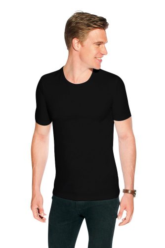 Figurbetontes T-Shirt - Farbe: Black - Größe: S von Promodoro