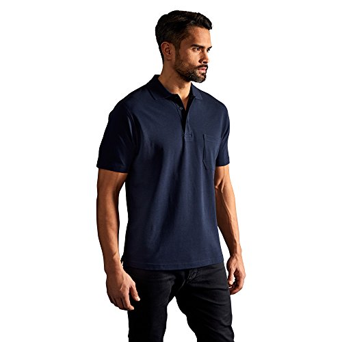 Heavy Poloshirt mit Brusttasche Herren, Marineblau, XXL Heavy Poloshirt mit Brusttasche Herren, Marineblau, XXL von Promodoro