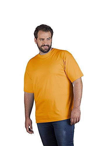 Premium T-Shirt Plus Size Herren, Orange, 4XL von Promodoro