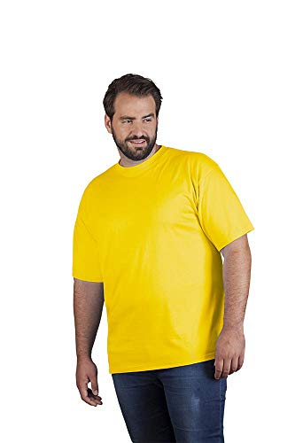 Premium T-Shirt Plus Size Herren, Gelb, 5XL von Promodoro
