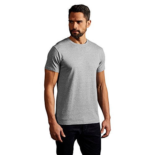 Premium T-Shirt Herren, Sportgrau, L von Promodoro