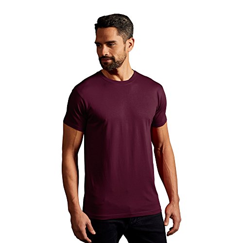 Promodoro Herren Premium T-Shirt Burgund von Promodoro