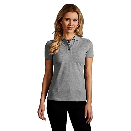 Superior Poloshirt Damen, Sportgrau, XL von Promodoro