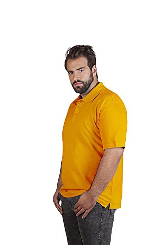 Superior Poloshirt Plus Size Herren, Orange, 4XL von Promodoro