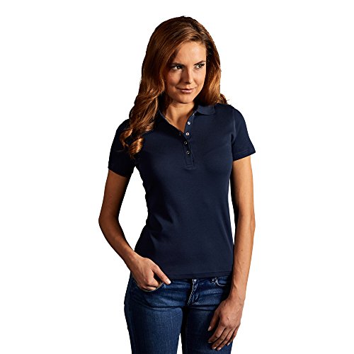 Interlock Poloshirt Damen, Marineblau, L von Promodoro