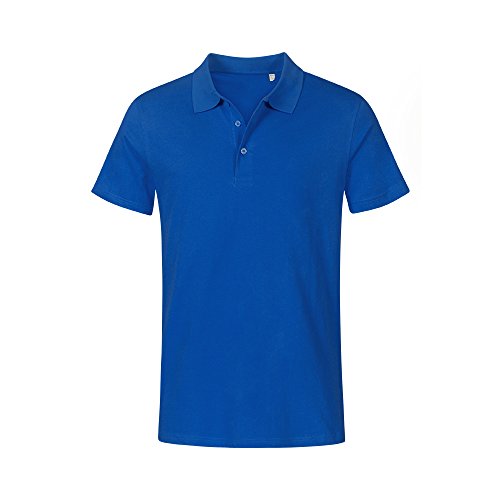 Jersey Poloshirt Plus Size Herren, Königsblau, 4XL von Promodoro
