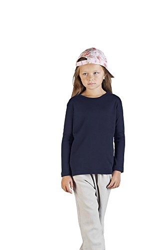 Langarmshirt Kinder, Marineblau, 164 von Promodoro