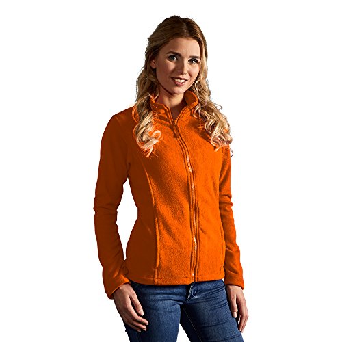 Leichte Fleece Jacke C+ Damen, Orange, L von Promodoro