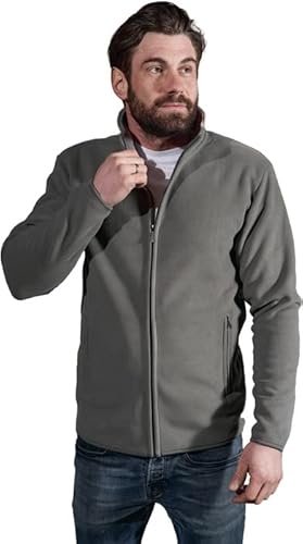 Men’s Double Fleece Jacket Gr.XXL steel gray PROMODORO von Promodoro