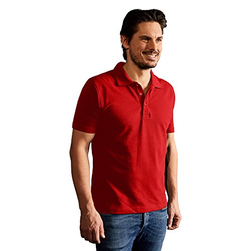 Premium Poloshirt Herren, Rot, XL von Promodoro