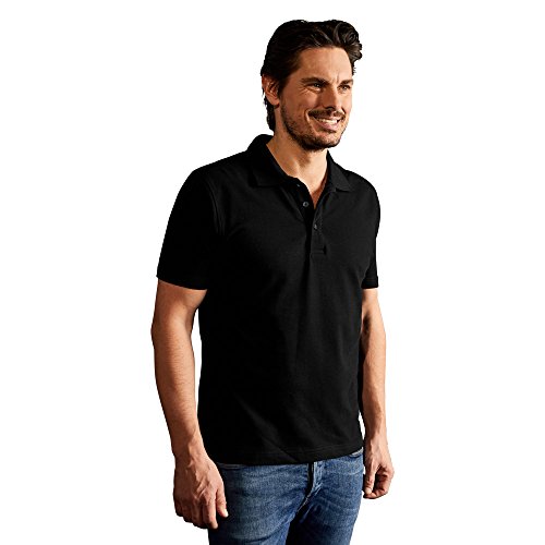 Premium Poloshirt Herren, Schwarz, L von Promodoro