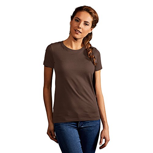 Premium T-Shirt Damen, Braun, XS von Promodoro