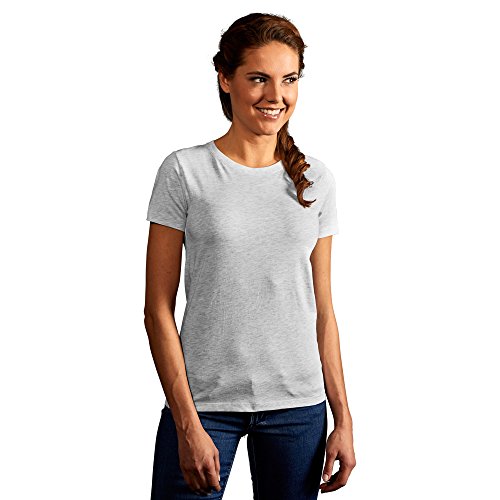 Premium T-Shirt Damen, Hellgrau-Melange, M von Promodoro