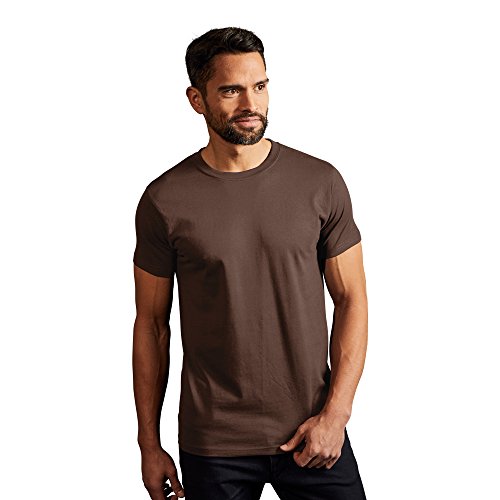 Premium T-Shirt Herren, Braun, L von Promodoro