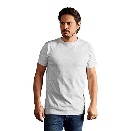 Premium T-Shirt Herren, Hellgrau-Melange, XL von Promodoro