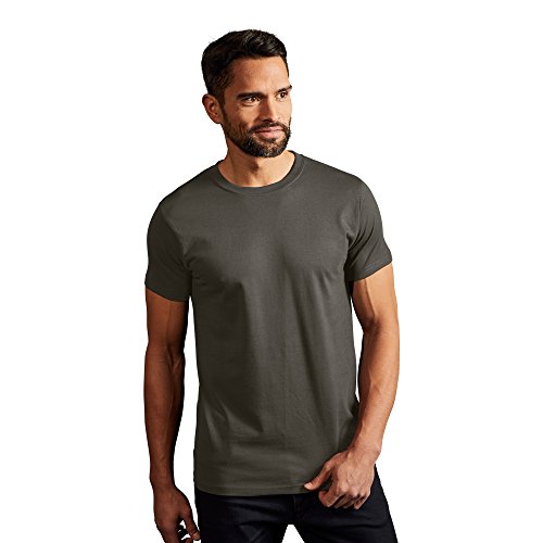 Premium T-Shirt Herren, Khaki, XXL von Promodoro