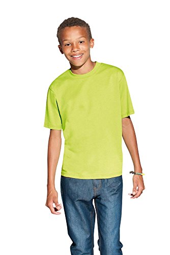 Premium T-Shirt Kinder, Wilde Limette, 104 von Promodoro