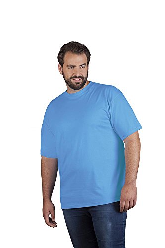 Premium T-Shirt Plus Size Herren, Türkis, 5XL von Promodoro