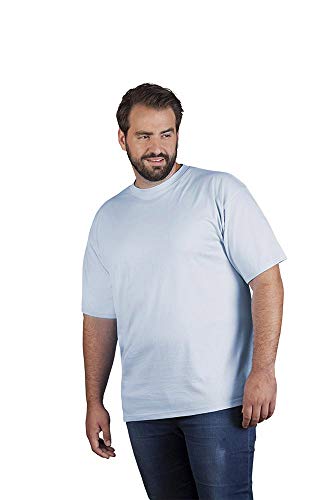 Premium T-Shirt Plus Size Herren, Babyblau, 5XL von Promodoro