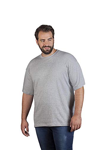 Premium T-Shirt Plus Size Herren, Sportgrau, XXXL von Promodoro