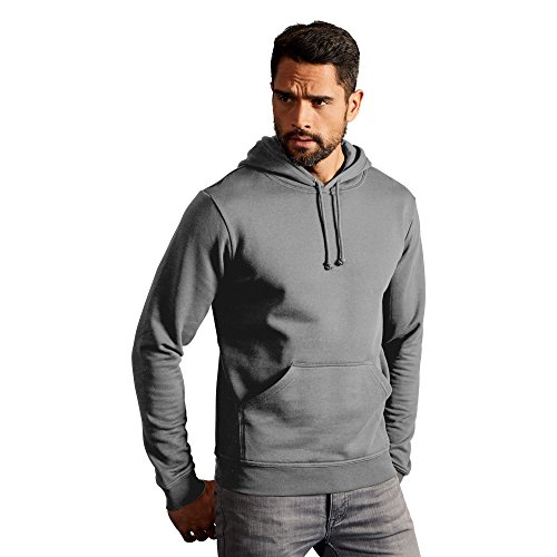 Promodoro Basic Hoodie 80-20 Plus Size Herren, XXXL, Grau von Promodoro