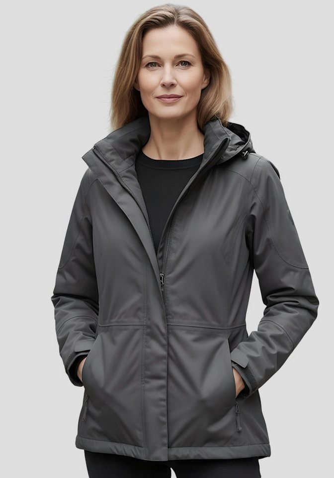 Promodoro Funktionsjacke Outdoorjacke Slim Jacke winddicht-wasserdicht-atmungsaktiv, abnehmbare Kapuze von Promodoro