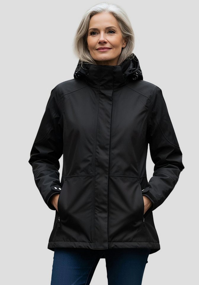 Promodoro Funktionsjacke Outdoorjacke Slim Jacke winddicht-wasserdicht-atmungsaktiv, abnehmbare Kapuze von Promodoro