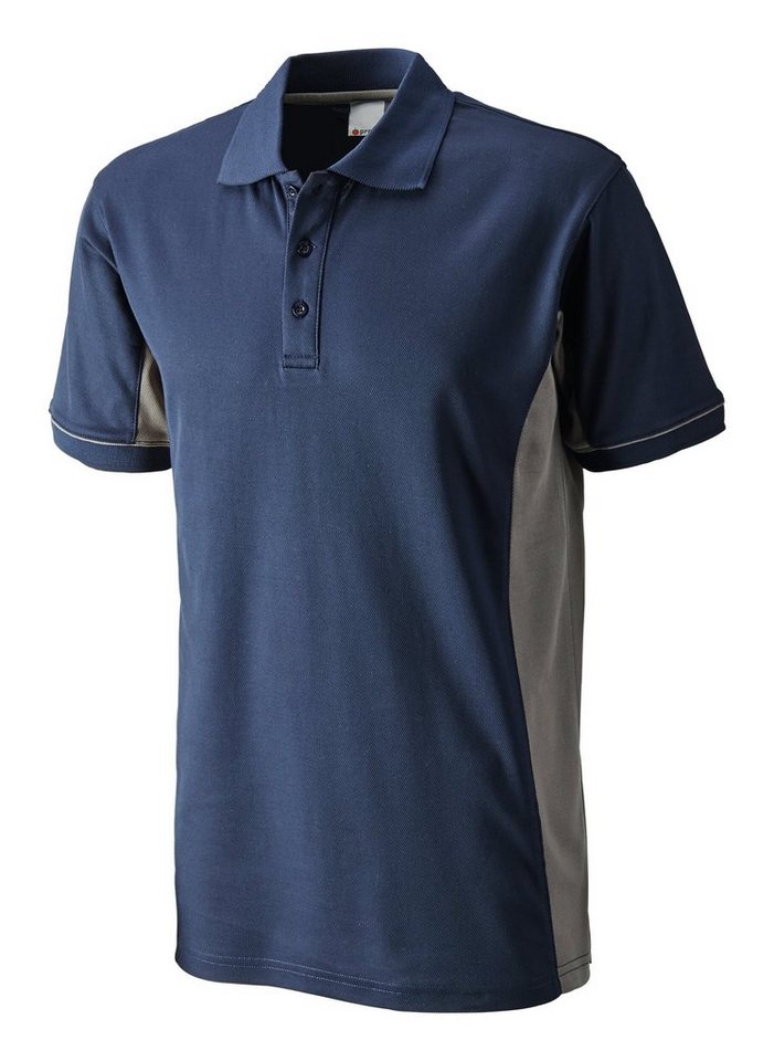 Promodoro Funktionsshirt Poloshirt Function Contrast navy-grau Größe XL von Promodoro