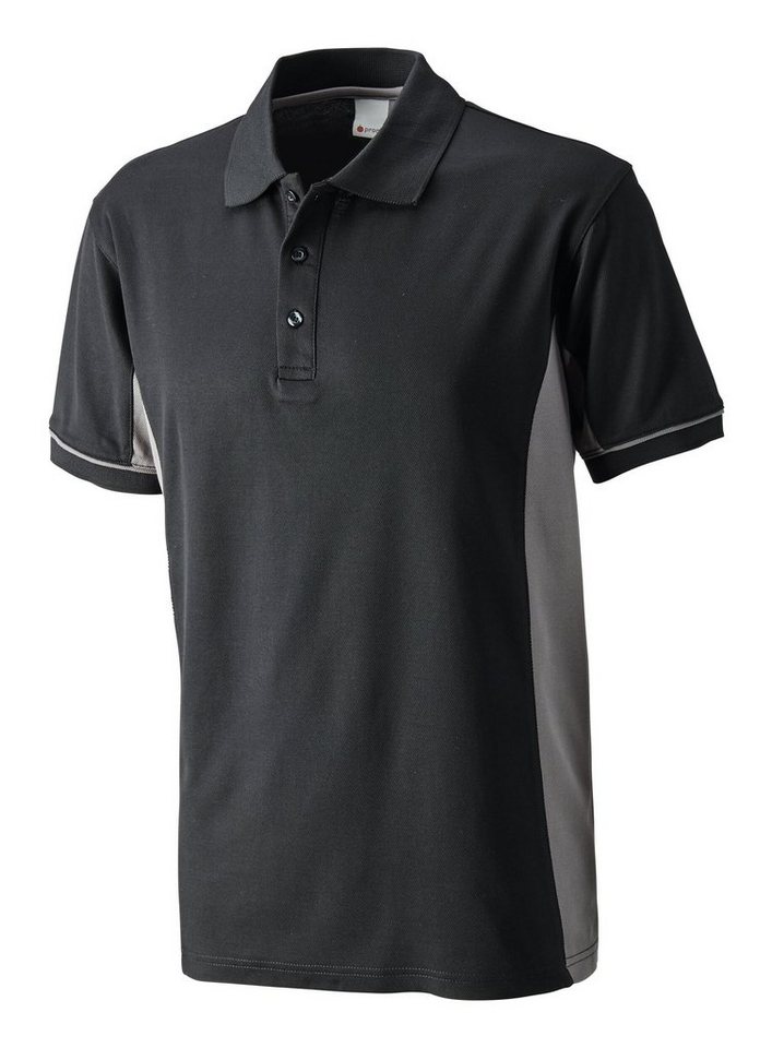 Promodoro Funktionsshirt Poloshirt Function Contrast schwarz/grau Größe 2XL von Promodoro