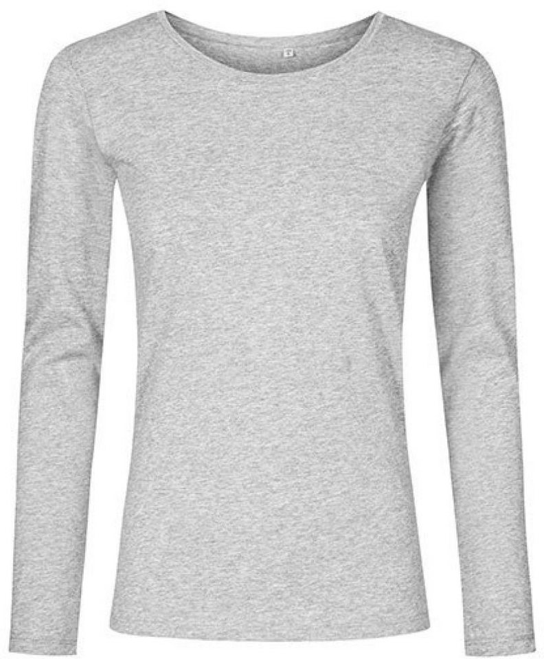 Promodoro Langarmshirt Damen Roundneck T-Shirt Longsleeve, Gekämmte Baumwolle von Promodoro