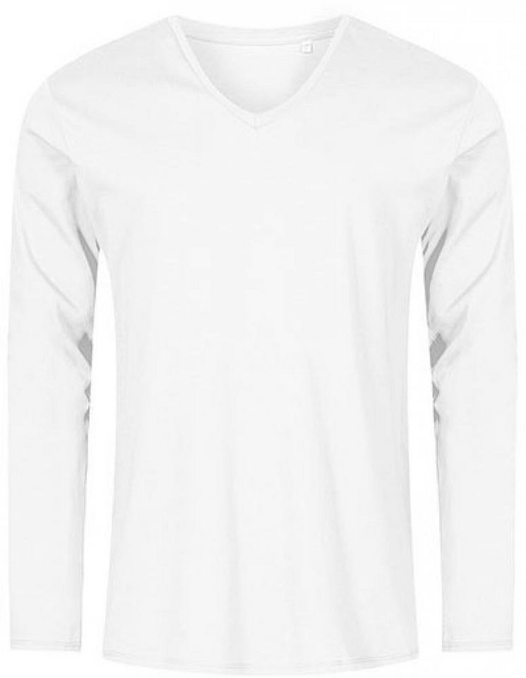 Promodoro Langarmshirt Herren V-Neck T-Shirt Longsleeve, Gekämmte Baumwolle von Promodoro