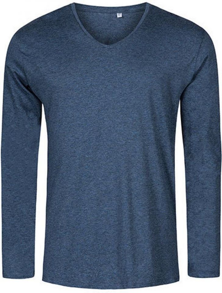 Promodoro Langarmshirt Herren V-Neck T-Shirt Longsleeve, Gekämmte Baumwolle von Promodoro