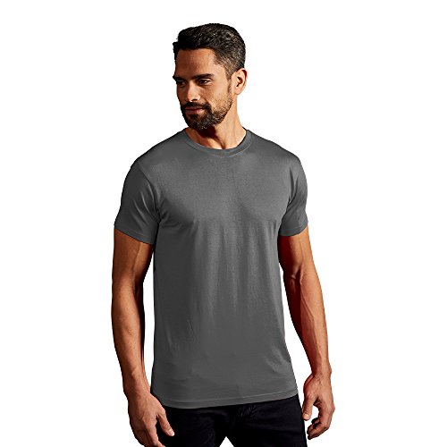 Premium T-Shirt Herren, Stahlgrau, XXL von Promodoro