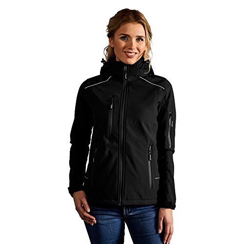 Softshell Jacke Damen, Schwarz, L von Promodoro