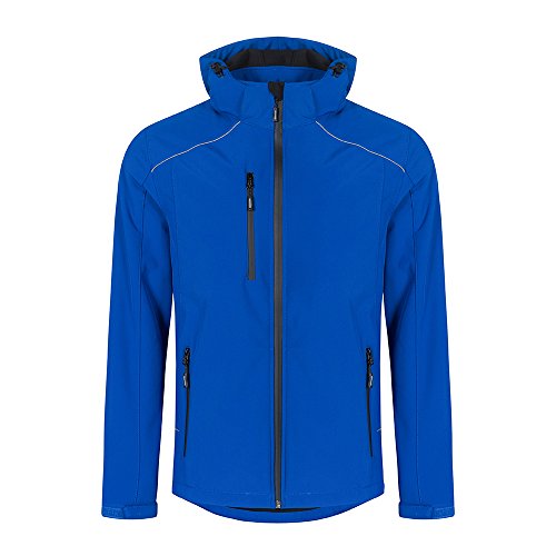 Softshell Jacke Plus Size Herren, Königsblau, 4XL von Promodoro