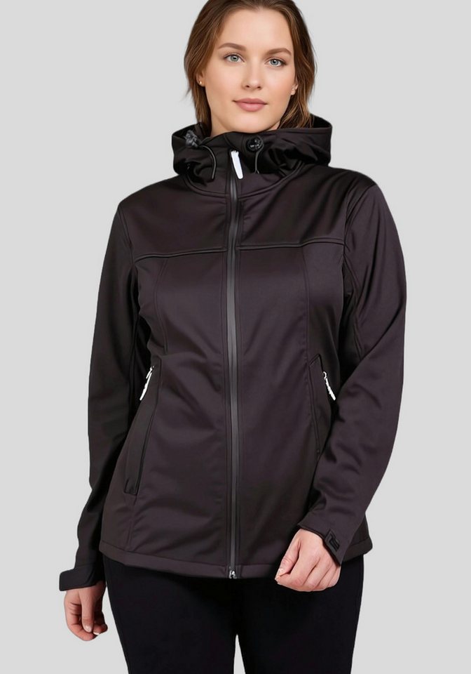 Promodoro Softshelljacke Hoody Softshell Jacke Kapuzenjacke mit Kapuze, winddicht, atmungsaktiv und bequem von Promodoro