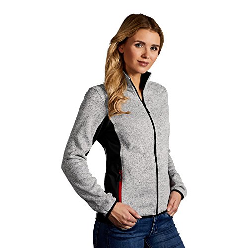 Promodoro Strick Jacke Damen, L, Grau-Melange von Promodoro