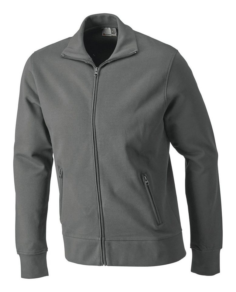 Promodoro Sweatjacke Sweatshirtjacke, Größe 3XL steelgrey von Promodoro