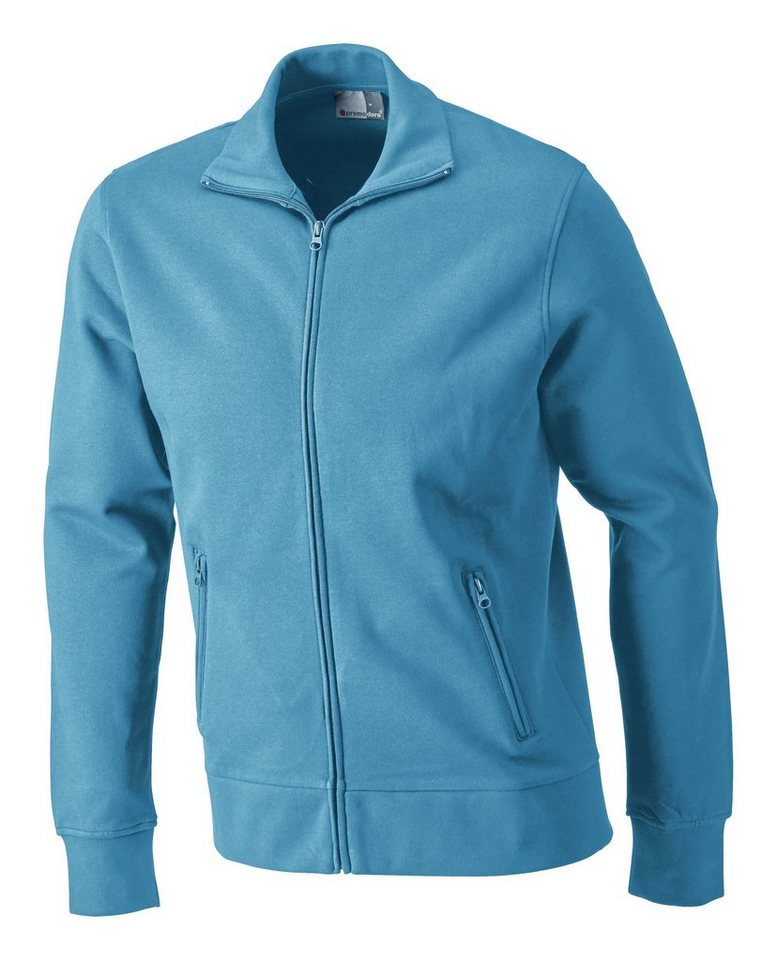 Promodoro Sweatjacke Sweatshirtjacke, Größe 2XL turquoise von Promodoro
