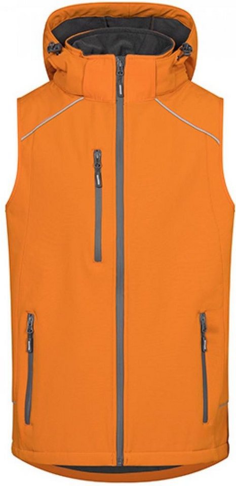 Promodoro Funktionsweste Herren Softshell Vest wasserdichte Reißverschlüsse von Promodoro