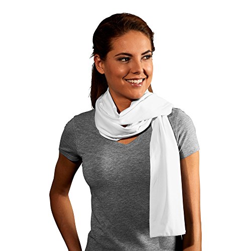 Unisex Schal Damen und Herren, Weiß, One Size von Promodoro