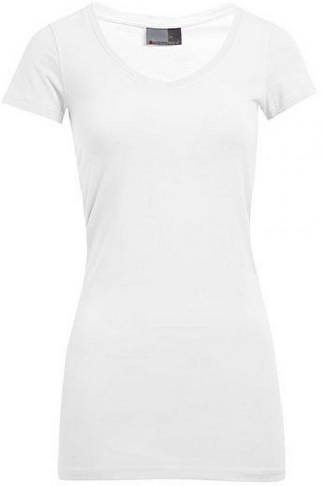 Promodoro V-Shirt Women´s Slim Fit V-Neck Damen T-Shirt Long von Promodoro