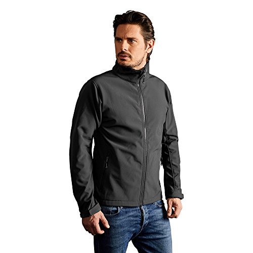 Softshell Jacke C+ Herren, Stahlgrau, L von Promodoro