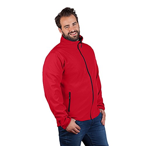 Softshell Jacke C+ Plus Size Herren, Rot, 5XL von Promodoro