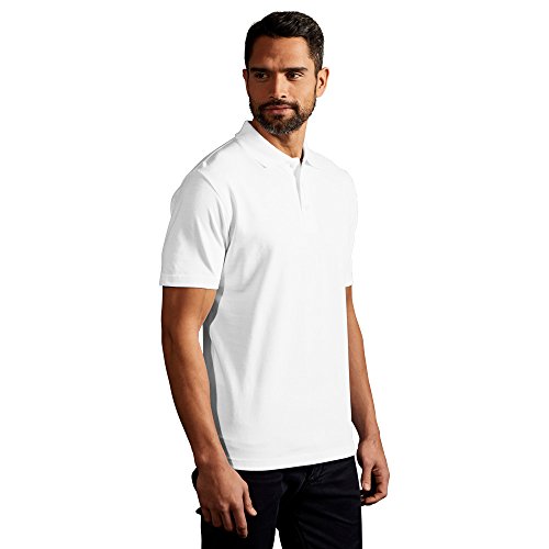 Superior Poloshirt Herren, Weiß, XL von Promodoro